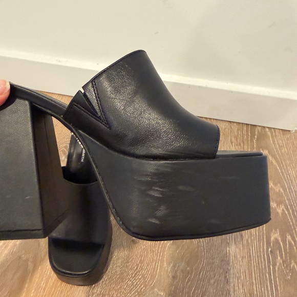 Windsor Smith- Black Platform Mules - Picture 5 of 5